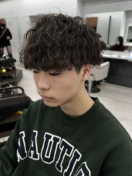 ノイズ キョウト(NOISM Kyoto) メンズ　縦落ちパーマ