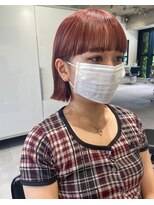 ヴォロ 佐賀(VoLo)&nbsp;切りっぱなしボブ/美髪/ピンクブラウン[佐賀駅]