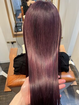 リノ(Lino) 10代20代【髪質改善カラー】成人式カラーカシスピンク