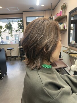 アリ 葛西店(ALi) 白髪ぼかしハイライト 葛西髪質改善|葛西縮毛矯正