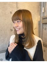 エミュ 天文館店(eMu) ミディアムレイヤースタイル