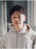 73アップバングパーマ