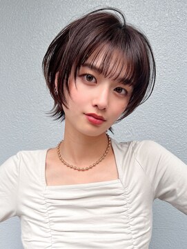 アフロート ディル(AFLOAT D'L) 20代30代大人かわいい前髪ありのマッシュショート