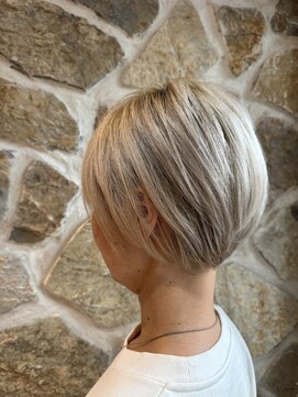 ヘアリゾート バルボア アイランド(hair resort Balboa Island) ショート×ハイトーングレージュ