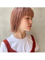 ルッソカナン(Lusso canaan) ベージュピンク　ナチュラルミディスタイル/30代40代50代