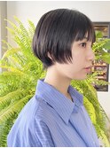 大人ショートボブマッシュショート丸みショートハンサムショート