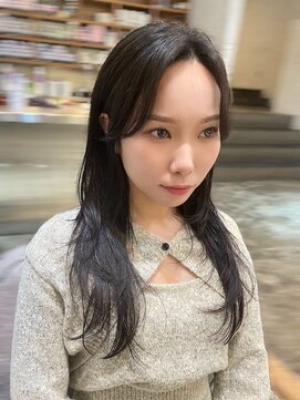 ノラ ヘアーサロン(NORA HAIR SALON) 【akane】レイヤーカットハッシュカット韓国ヘア顔周りカット