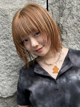 ノイ(noi) 顔周りレイヤーカットくびれヘアミルクティーベージュカラー
