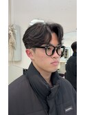 韓国風ニュアンスパーマ自然な毛流れ簡単スタイリング