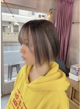 ミラク 町田(MIRAC) 【MIRAC町田店】インナーカラーグレージュ