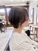 丸みショート/大人かわいい/透明感カラー/20代30代40代50代60代