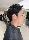 メンズパーマショートパーマメンズヘア