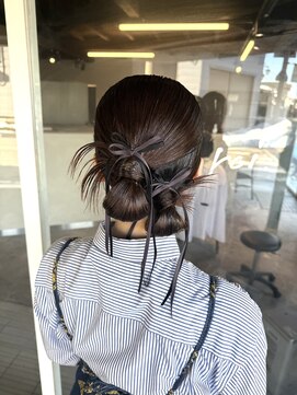 ロイ(roi) カチモリヘア　ヘアアレンジ　お呼ばれヘア