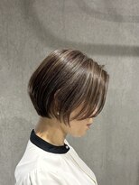 ラック(LUCK)&nbsp;ベージュハイライト/船橋/くすみベージュ/細めハイライト