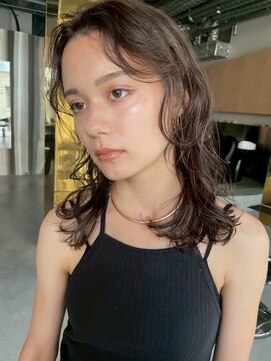 スクリーン(SCREEN) くびれヘア/アプリコットオレンジ/ハイライトカラー/三宮/元町