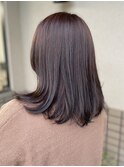 内巻きミディアム/オレンジベージュ