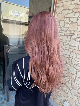 リュール バイ ヘッドライト 北千住店(lueur by HEADLIGHT) ハイトーンピンク×ロングレイヤー