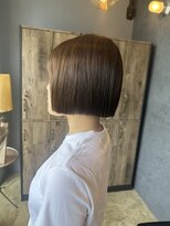 ヘアーループセラデザインワークス(Hair ruup Sela design works)&nbsp;ぱつっとすっきりボブ