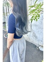 ヘアースペース レガッタ(hair space Regatta)&nbsp;インナーカラー☆ブルーグレー