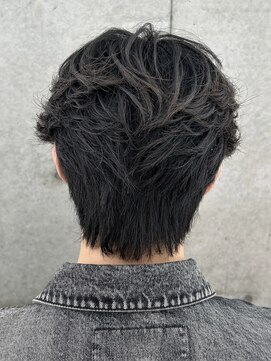 ロンドオム 池袋(Lond Homme) men's/メンズ/刈り上げ/センターパート/ダウンパーマ/池袋