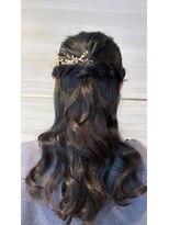 エルバイラビス 大宮(elu by lovis)&nbsp;《あやね》ヘアセット/ハーフアップ