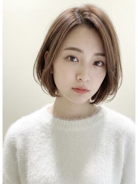 レウナ 外苑前(Reuna) 30代40代大人可愛いボブ　大人ショートボブ　前髪長め