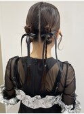 ヘアセット/ヘアアレンジ/ツインアレンジ/お呼ばれアレンジ