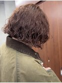 ショートパーマヘアレイヤーパーマボブパーマ