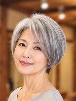クロム(CHROM) 40代50代60代ショート/白髪ぼかし/ハイライト/髪質改善/入間