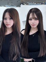 アロハナ 津店(ALOHANA)&nbsp;カラーエクステで透明感おねーさんの巻