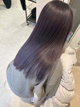 パプス ド コワフュール 川西能勢口店(Pap's de coiffeur) 透明感ラベンダー*