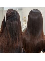 ジゼル(GiseL) 縮毛矯正+髪質改善トリートメント