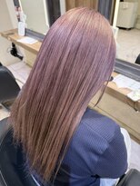 ケンジ 横須賀中央(KENJE)&nbsp;ピンクベージュwカラー艶髪