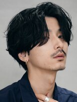 バイフィフス 原宿/表参道(by fifth)&nbsp;原宿ニュアンスパーマメンズカットセンターパートウルフビジネス