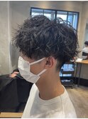 ツイストスパイラルパーマ/スパイキーショート/ツーブロック