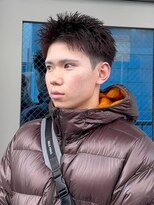 心斎橋 カイ(X)&nbsp;105. スパイキーショート/ハイライト/フェザーパーマ