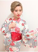 大人可愛い　ルーズダウンスタイル