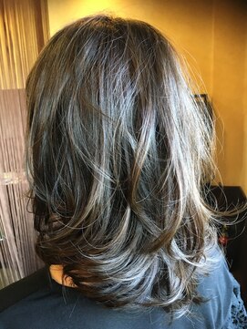 ヘアーエヌプラス (HAIR N+) ミディアムロングマッシュ　ノームコア1