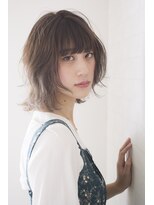 ハナブサ 田上店(HANABUSA)&nbsp;グレージュ☆インナーカラーでレイヤーボブ