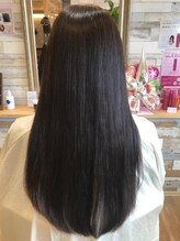 美容室 かのん ストレートロング