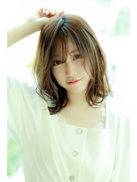 サイズカラーフィール ラ チッタデッラ店(XXXY'S COLOR FEEL) くびれ×無造作カール×ヌードアッシュ