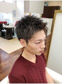 メンズスパイキーショート