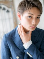 メンズヘア ビーセカンド 草加店(MENS HAIR B-2)&nbsp;外国人風カラーで！格上げサイドパートショートC(草加)(メンズ)