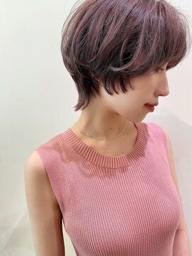 シエナ(CIENA) 【CIENA】ラベンダーグレージュ×マッシュウルフショート@酒井