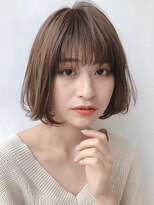 ナチュラル コレット(Natural collet)&nbsp;大人可愛い　ニュアンスボブ　艶イルミナカラー