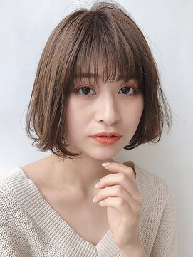 ナチュラル コレット(Natural collet) 大人可愛い ニュアンスボブ 艶イルミナカラー