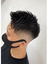 ドルクス 日本橋(Dorcus)&nbsp;東京バーバー日本橋フェードショートヘアスタイル