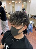 ツイストスパイラルマッシュ ハイライト 無造作