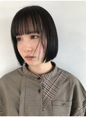 ミニボブ/ぱつっとボブ/前下がりボブ