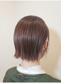 切りっぱなし×王道ボブ